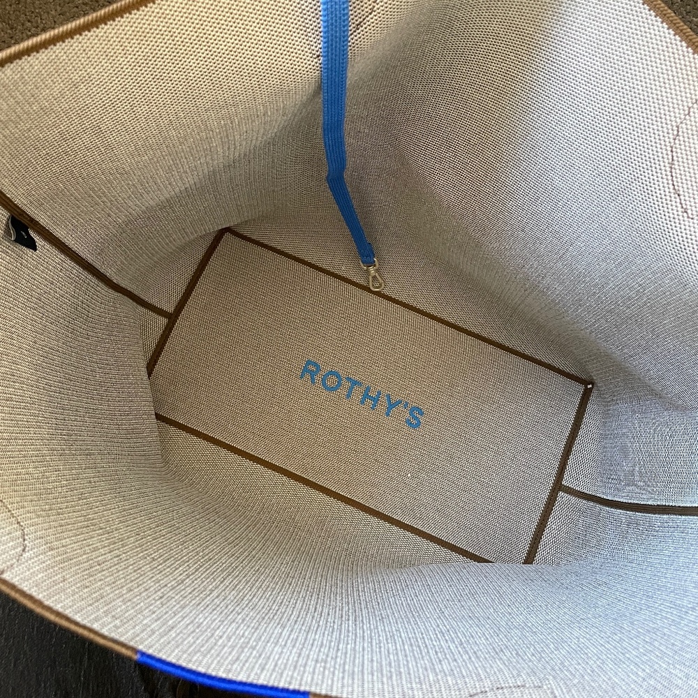 Rothy's lightweight tote coffee brown